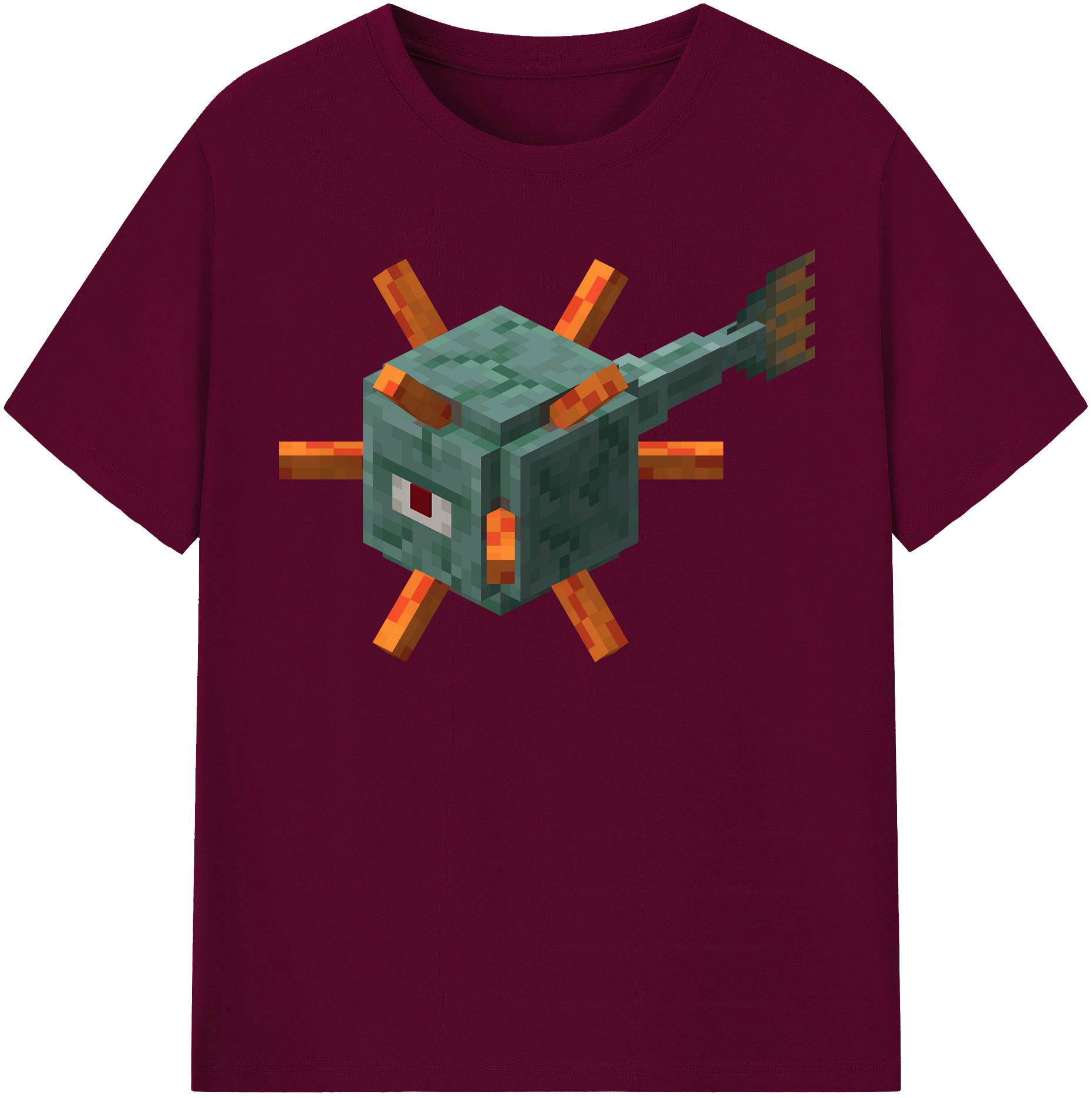 （画像用） マインクラフト ブロックの世界 Minecraft MC Block world レディースカジュアルプリントTシャツ（綿100％）